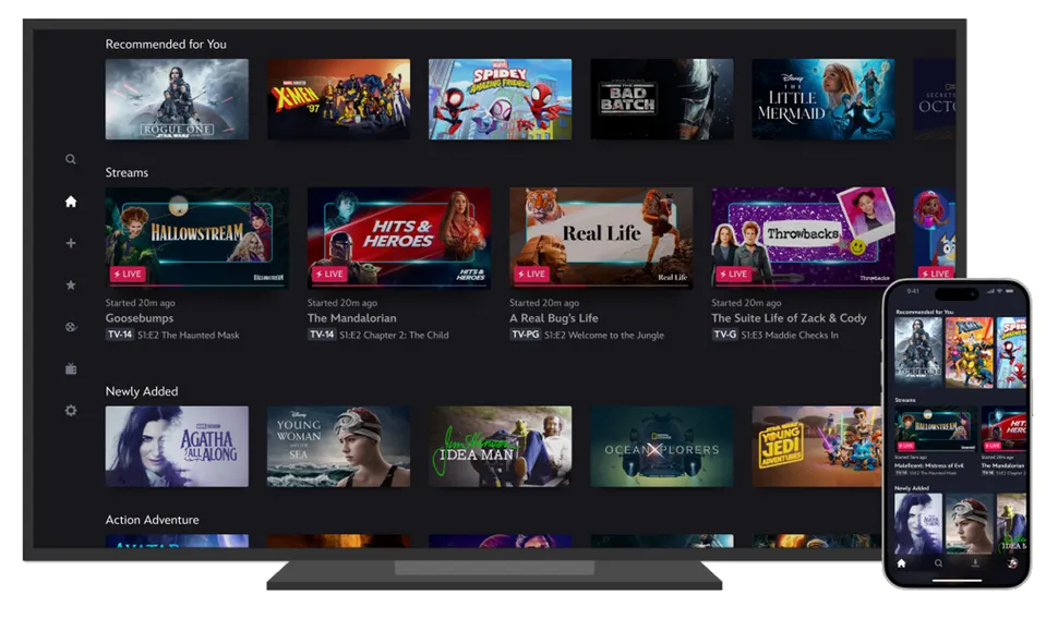 Disney+ Streams fonctionnalité SVOD Streaming