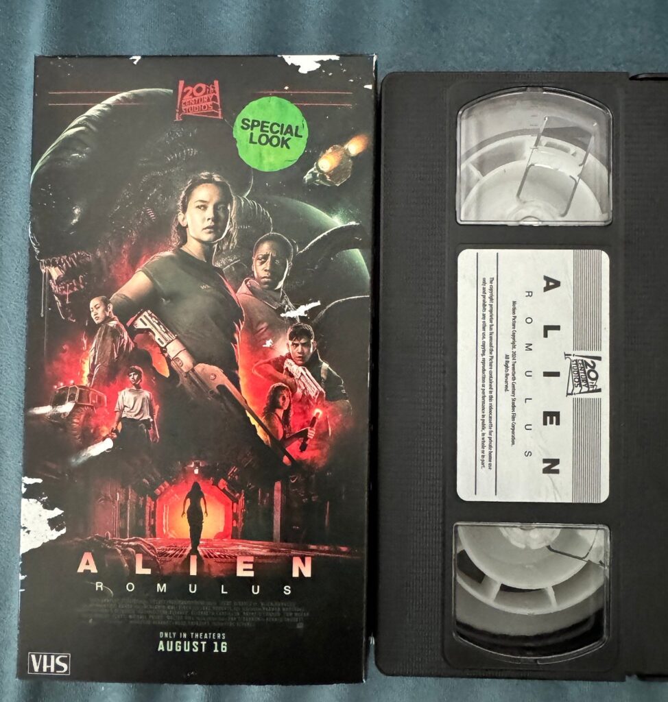 Alien Romulus film DVD Blu-Ray date de sortie VHS Cassette Xénomorphe